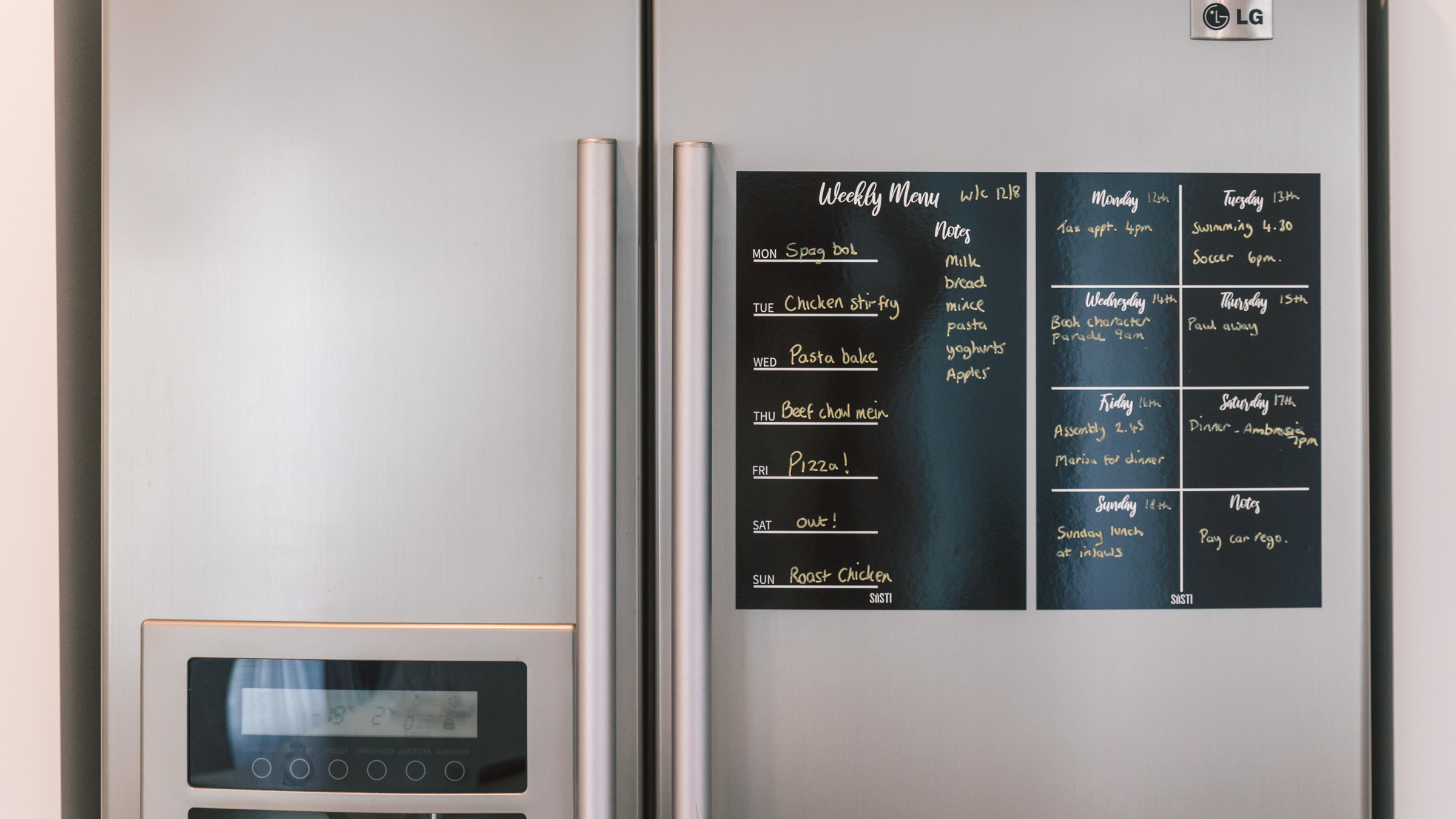 Magnetic Weekly Planners