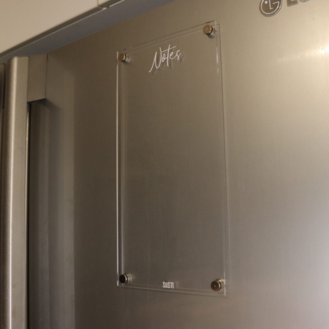 Acrylic | Magnetic | Notes | CLEAR