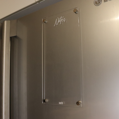 Acrylic | Magnetic | Notes | CLEAR