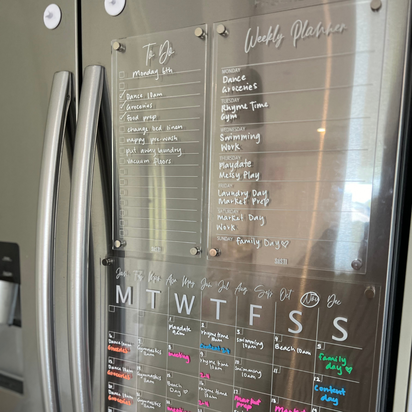 Acrylic | Magnetic | To Do List | CLEAR