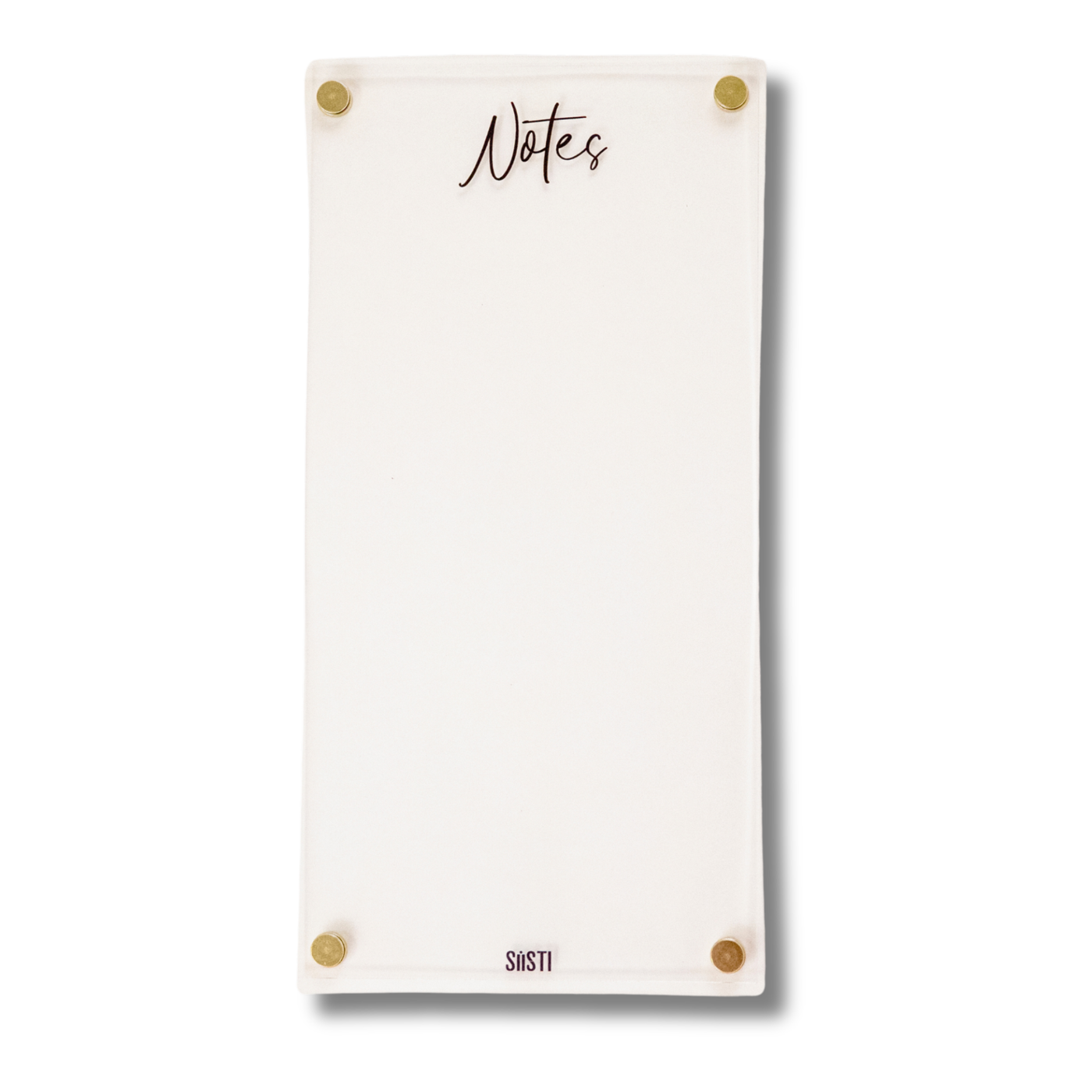 Acrylic | Magnetic | Notes | CLEAR