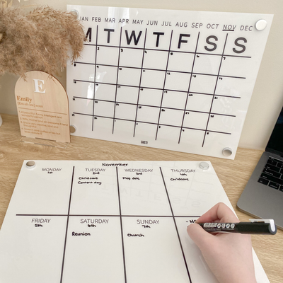 Acrylic | Monthly | Wall Planner