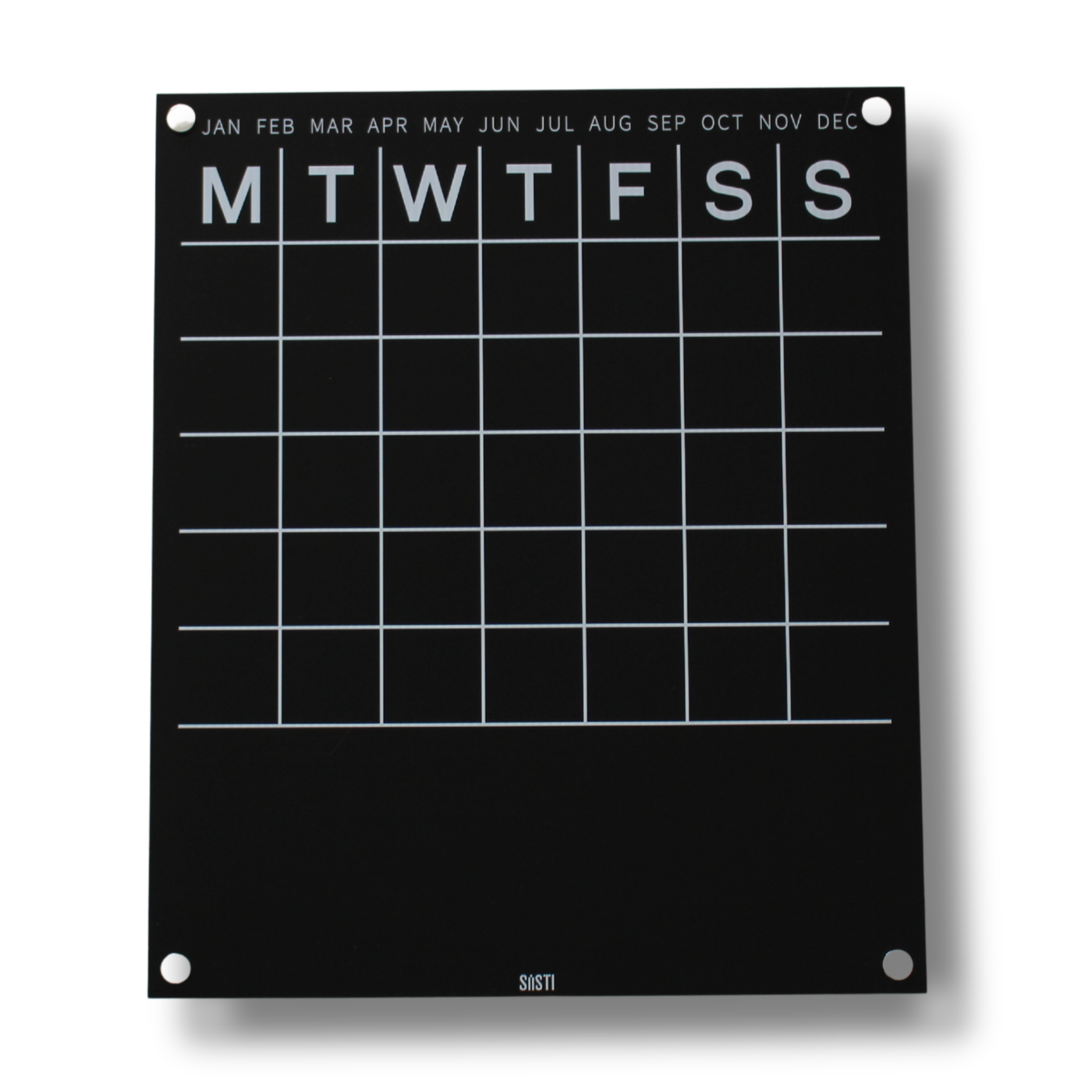 Acrylic | Monthly | Wall Planner with Notes