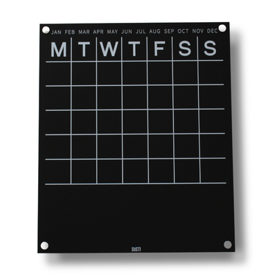 Acrylic | Monthly | Wall Planner with Notes