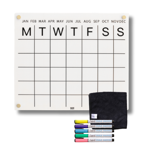 Mother's Day Gift - Under $80 | Acrylic Monthly Planner Bundle