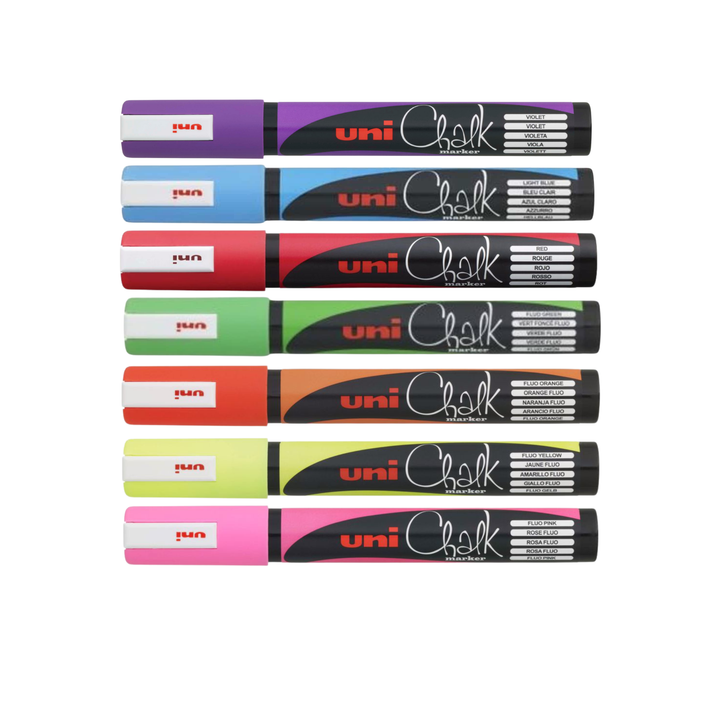 Uniball | Wet Erase Chalk Marker | Coloured