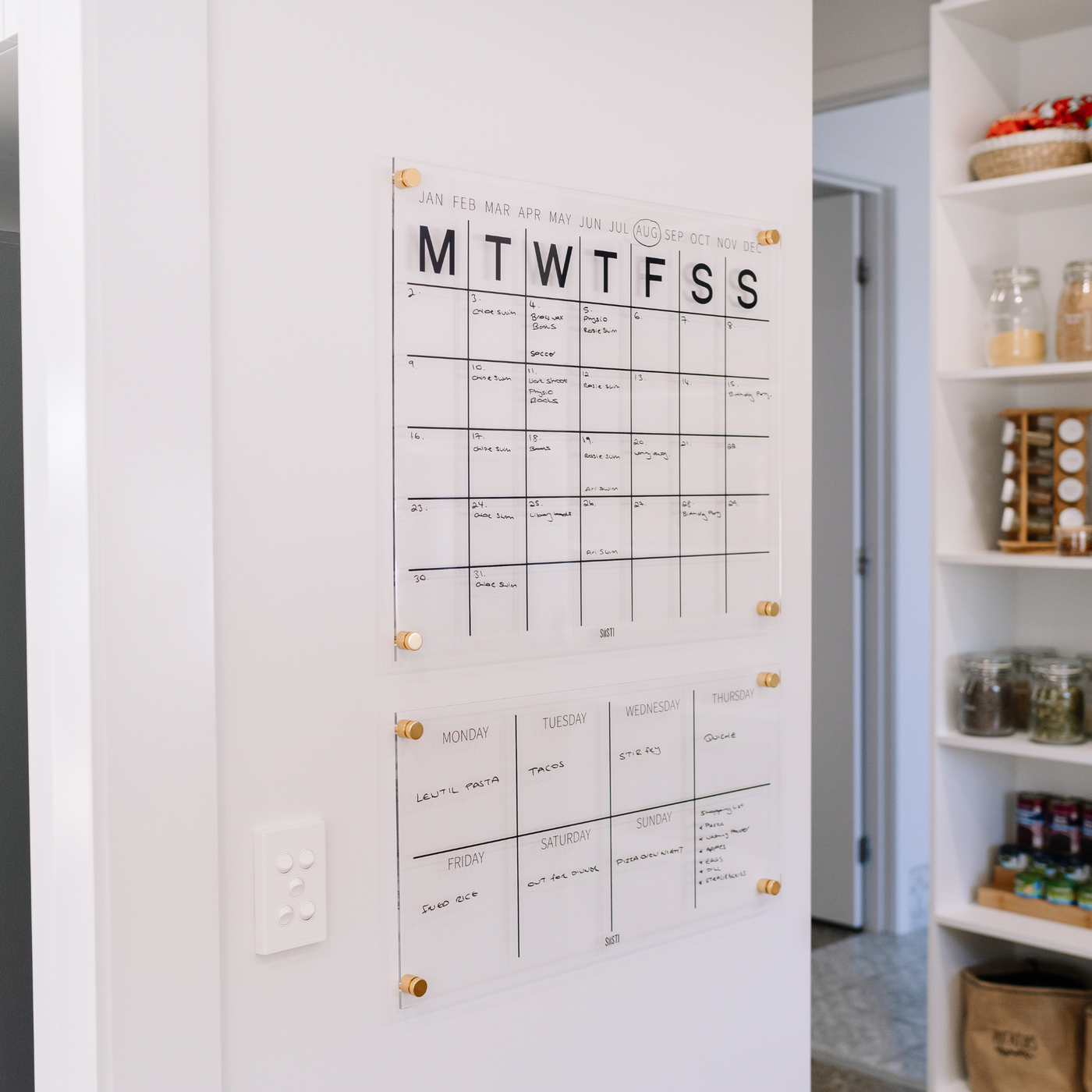 Acrylic | Weekly Wall Planner | Landscape