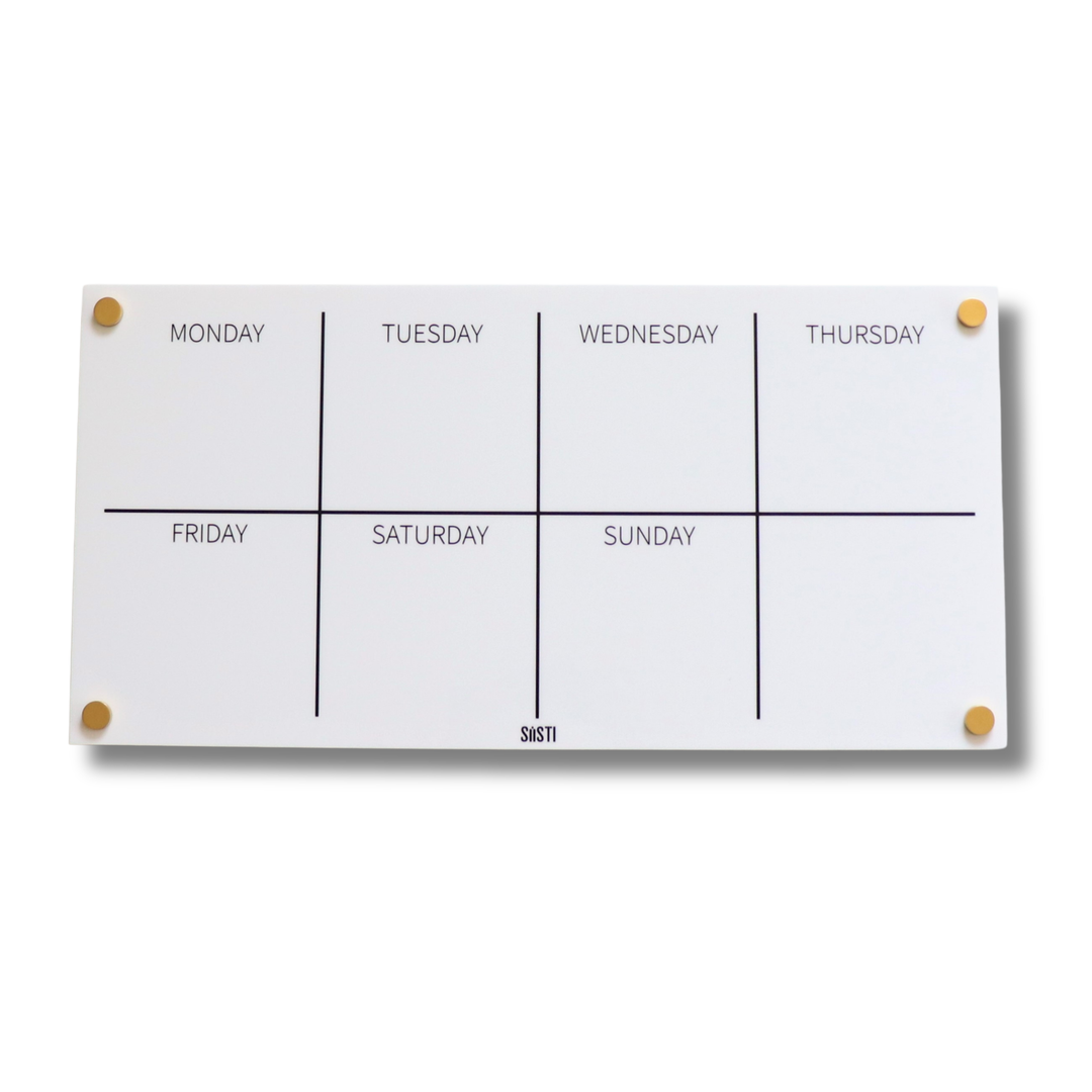 Acrylic | Weekly Wall Planner | Landscape