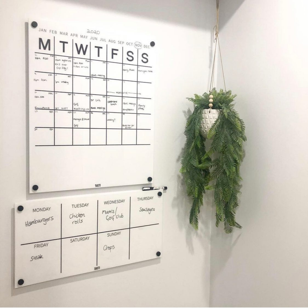 Acrylic | Weekly Wall Planner | Landscape