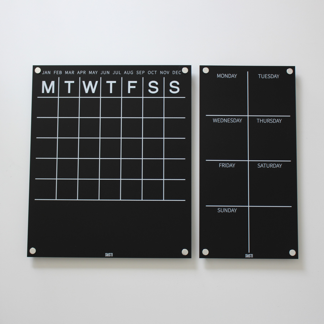 Acrylic | Weekly Wall Planner | Portrait