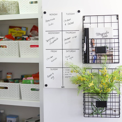 Acrylic | Weekly Wall Planner | Portrait