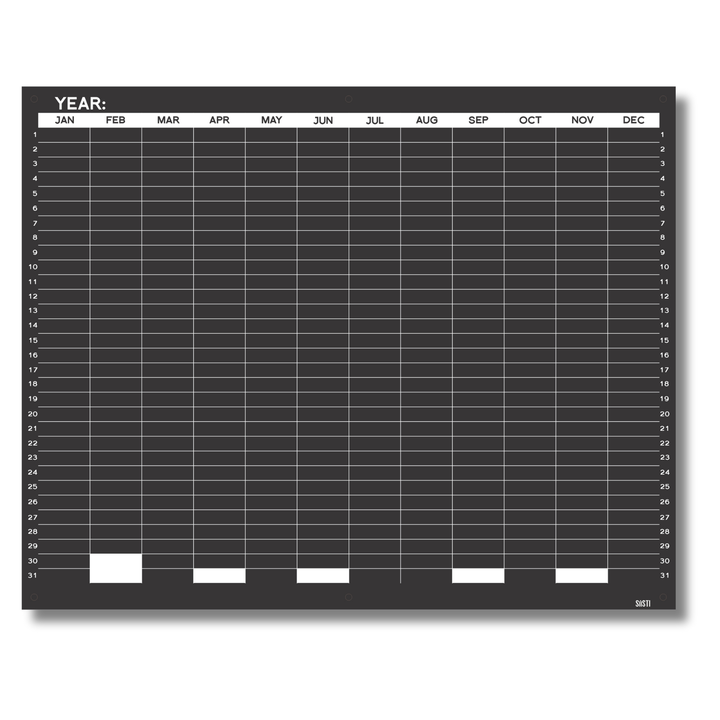 Acrylic | Yearly Planner | Landscape