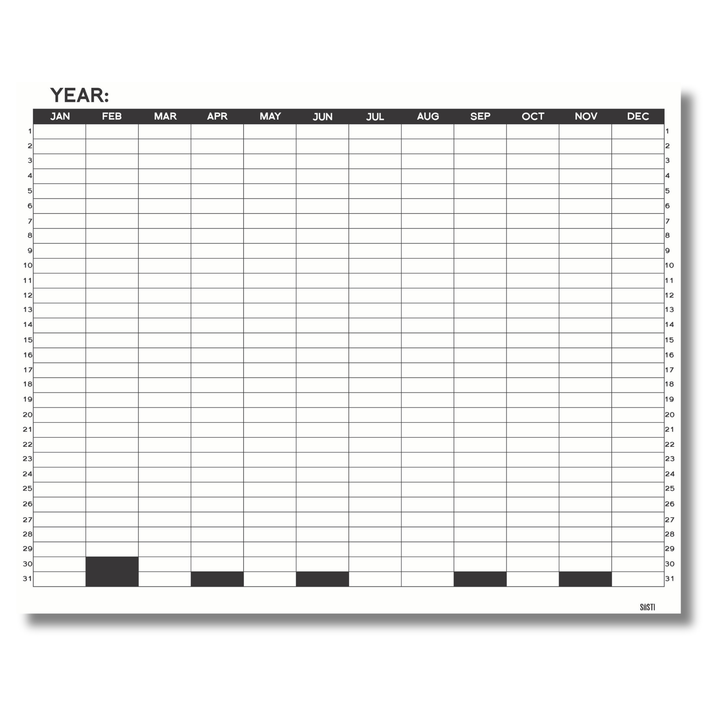 Acrylic | Yearly Planner | Landscape