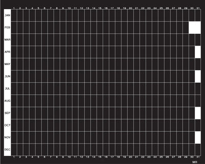 Perpetual Yearly Planner - Top Down