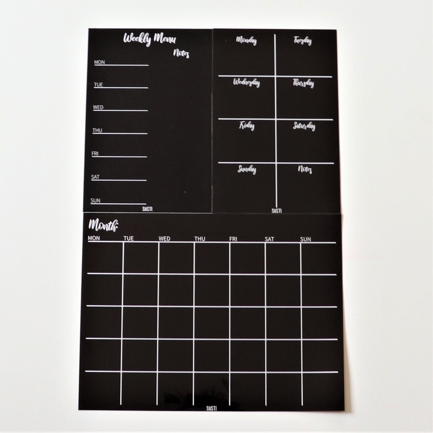 Magnetic | Monthly Planner | Black