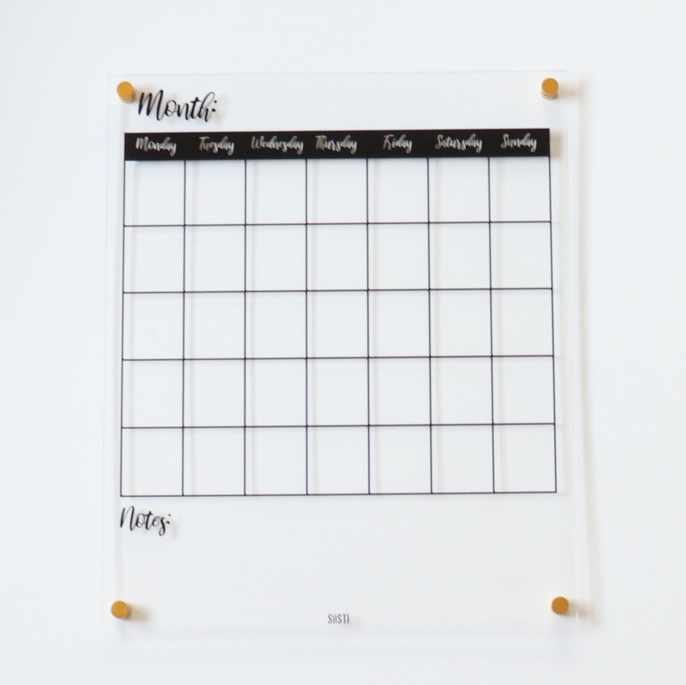 Perpetual Wall Calendar - SIGNATURE