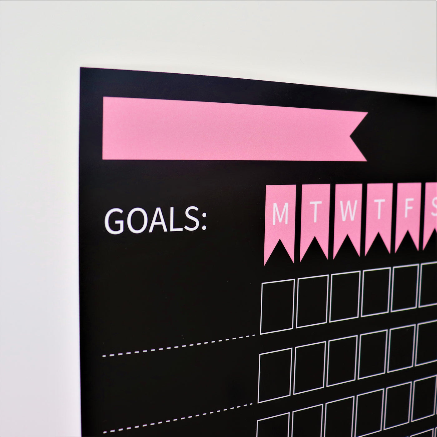 Siisti Magnetic Fridge Planner - Goal Chart