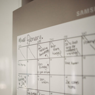 Siisti Magnetic Fridge Planner - Monthly Calendar Planner on Fridge