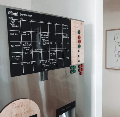 Siisti Magnetic Fridge Planner - Monthly Planner